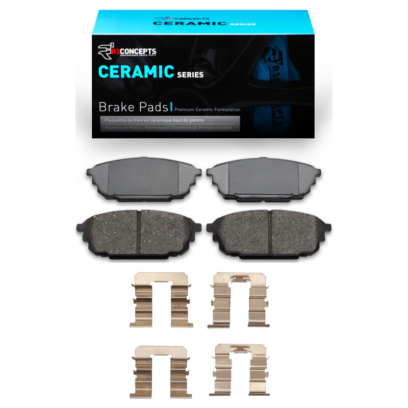 Mazda Protege Brake Pads - Rear - R1 Concepts - Ceramic Pads - `01-`03